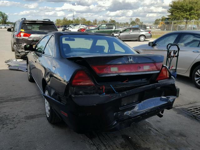 1HGCG32491A016947 - 2001 HONDA ACCORD LX BLACK photo 3