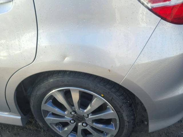 JHMGE8H59DC076365 - 2013 HONDA FIT SPORT SILVER photo 9