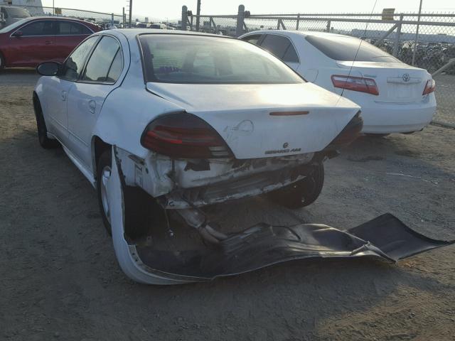 1G2NE52F65M250546 - 2005 PONTIAC GRAND AM S WHITE photo 3