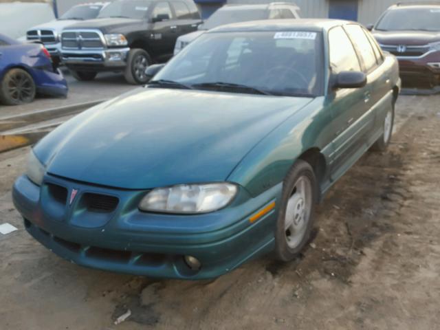 1G2NW52M2VC816302 - 1997 PONTIAC GRAND AM G GREEN photo 2