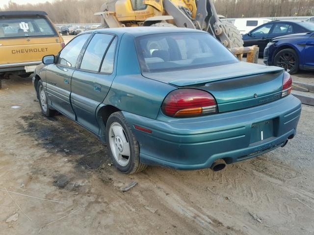 1G2NW52M2VC816302 - 1997 PONTIAC GRAND AM G GREEN photo 3