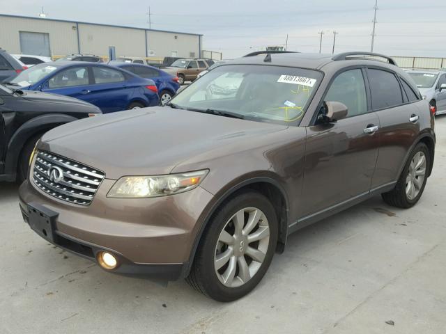 JNRAS08U63X103151 - 2003 INFINITI FX35 BROWN photo 2