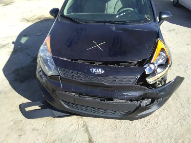 KNADM5A34D6241488 - 2013 KIA RIO LX Սև լուսանկար 7
