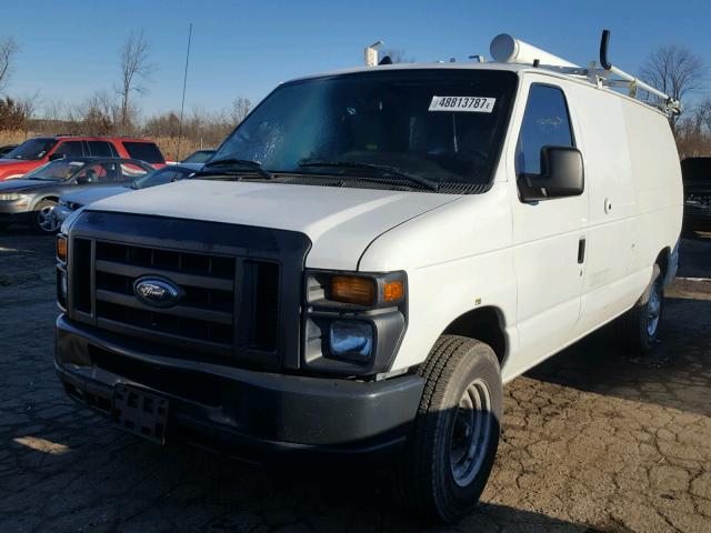 1FTNE2EL5ADA19613 - 2010 FORD ECONOLINE WHITE photo 2