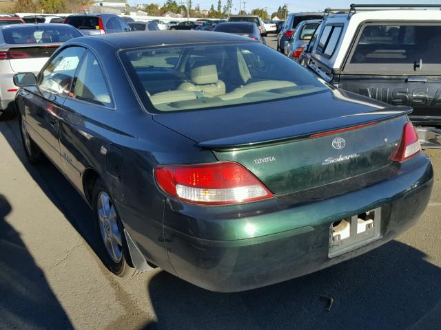 2T1CF22P3XC129688 - 1999 TOYOTA CAMRY SOLA GREEN photo 3