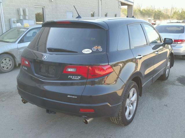 5J8TB18258A014518 - 2008 ACURA RDX BLACK photo 4