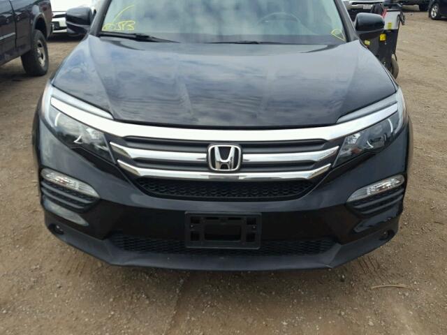 5FNYF5H73GB024627 - 2016 HONDA PILOT EXLN BLACK photo 9