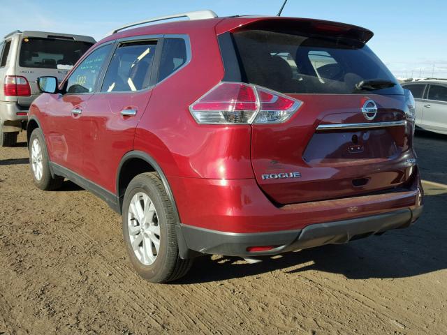 5N1AT2MV5GC847582 - 2016 NISSAN ROGUE S RED photo 3