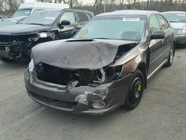 4S3BL676484212515 - 2008 SUBARU LEGACY GT BROWN photo 2