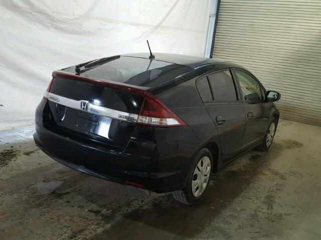 JHMZE2H31CS000440 - 2012 HONDA INSIGHT BLACK photo 4