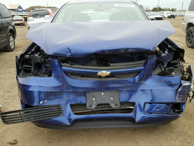 1G1AL55F677136598 - 2007 CHEVROLET COBALT LT BLUE photo 9