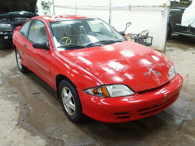 1G1JS124027142257 - 2002 CHEVROLET CAVALIER L RED photo 1