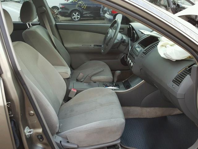 1N4AL11D95C105554 - 2005 NISSAN ALTIMA S GRAY photo 5