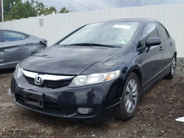 2HGFA1F91AH528566 - 2010 HONDA CIVIC EXL 黑色 照片 2