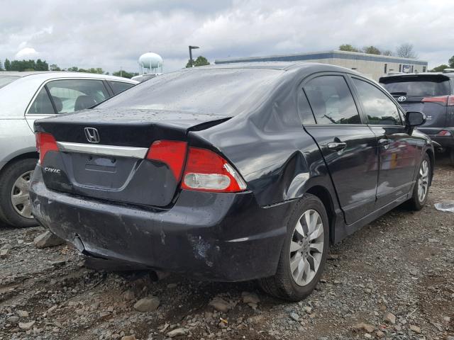 2HGFA1F91AH528566 - 2010 HONDA CIVIC EXL 黑色 照片 4