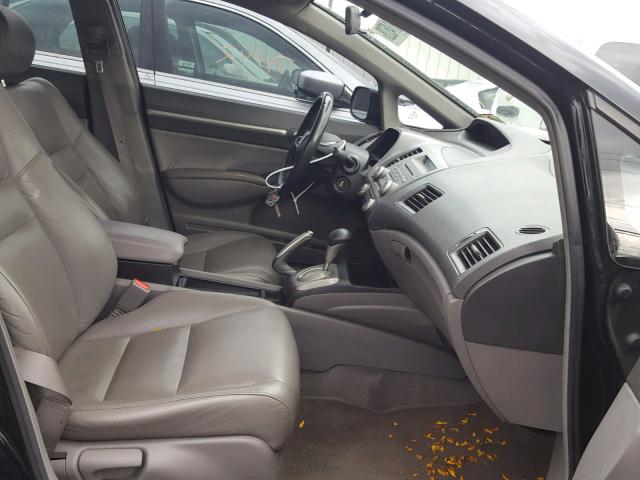 2HGFA1F91AH528566 - 2010 HONDA CIVIC EXL 黑色 照片 5