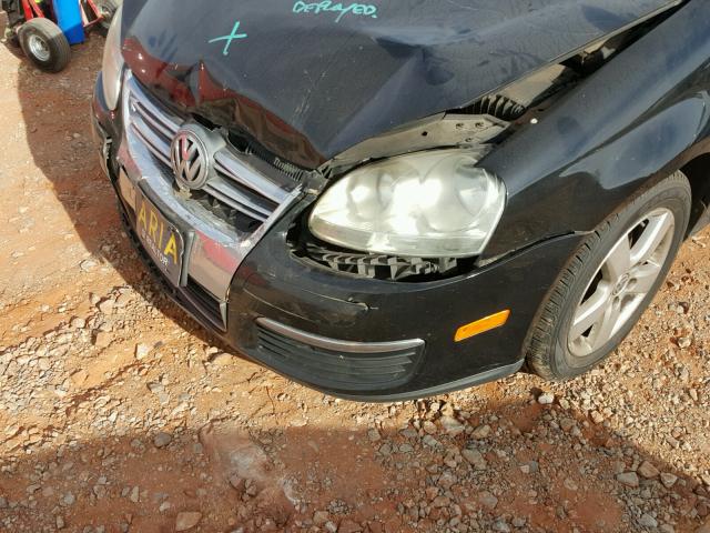 3VWJM71K78M187003 - 2008 VOLKSWAGEN JETTA S 黑色 照片 9