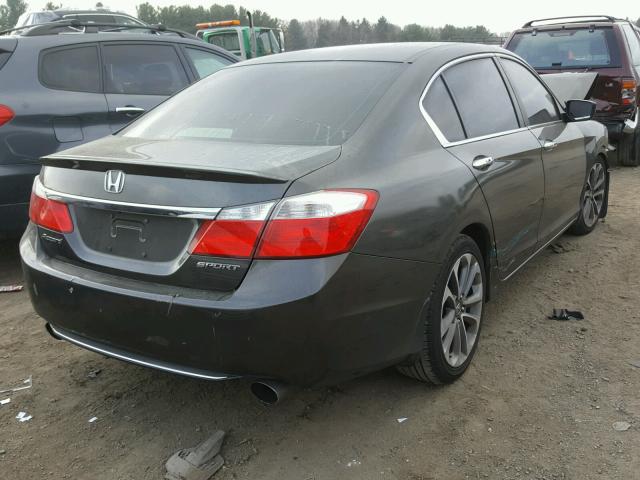 1HGCR2F54DA139616 - 2013 HONDA ACCORD SPO GRAY photo 4