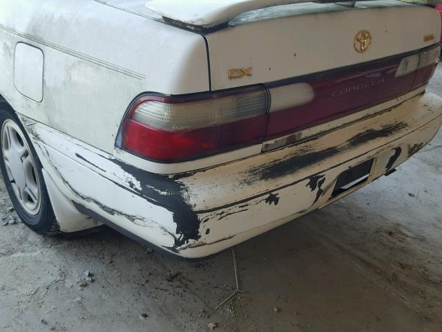 1NXBB02E8TZ473679 - 1996 TOYOTA COROLLA DX WHITE photo 9