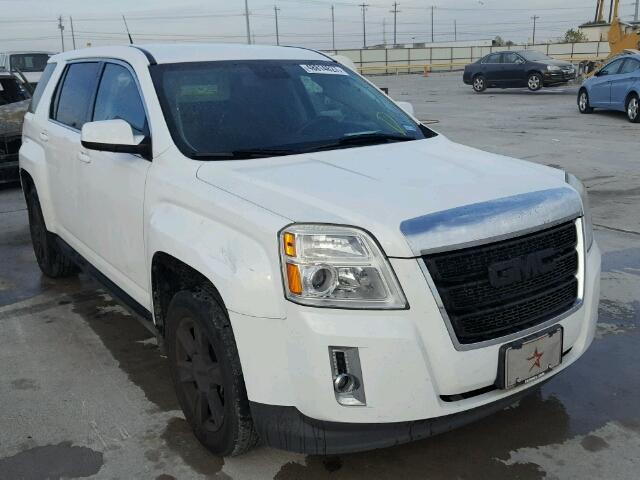 2GKALMEK9C6310127 - 2012 GMC TERRAIN SL WHITE photo 1