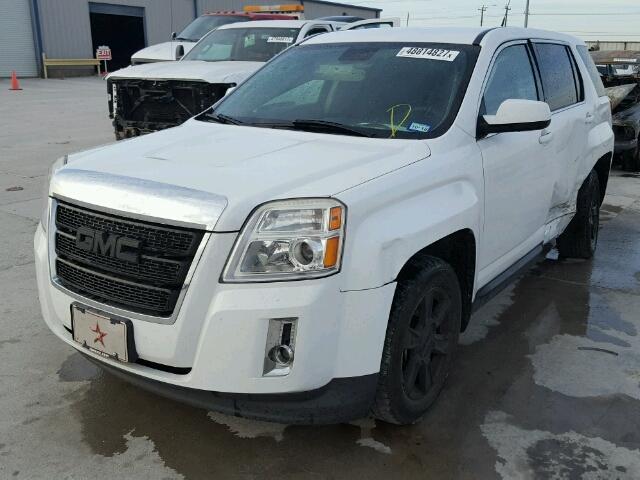 2GKALMEK9C6310127 - 2012 GMC TERRAIN SL WHITE photo 2