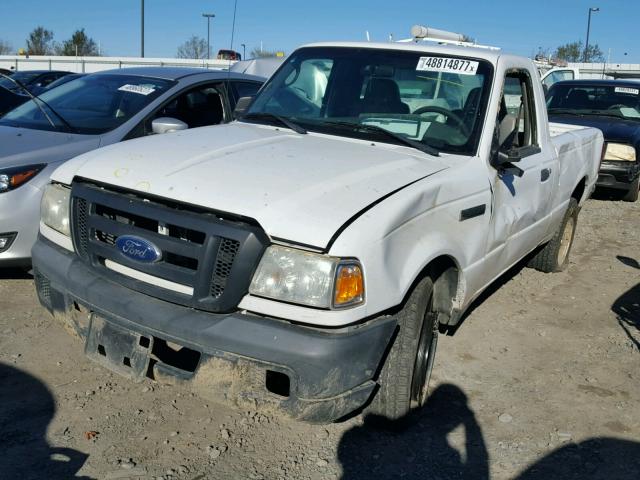 1FTYR10U67PA06162 - 2007 FORD RANGER WHITE photo 2