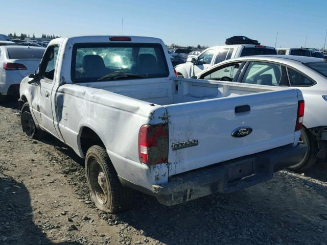 1FTYR10U67PA06162 - 2007 FORD RANGER WHITE photo 3