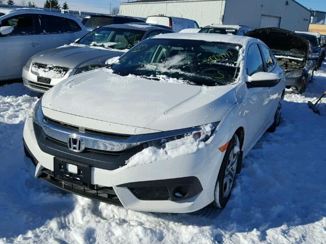 2HGFC2F62HH034300 - 2017 HONDA CIVIC LX WHITE photo 2