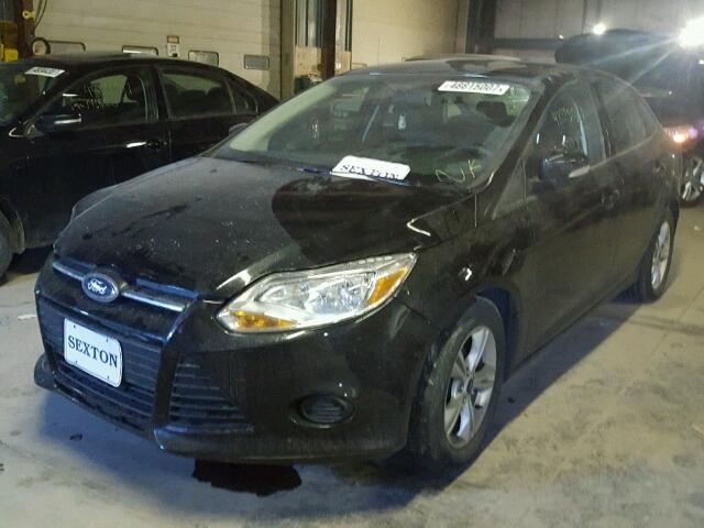 1FADP3F23EL228190 - 2014 FORD FOCUS SE BLACK photo 2