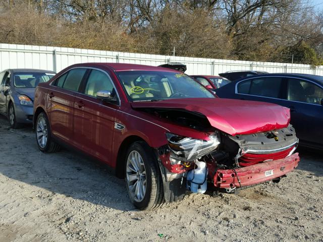 1FAHP2F80FG171909 - 2015 FORD TAURUS LIM RED photo 1