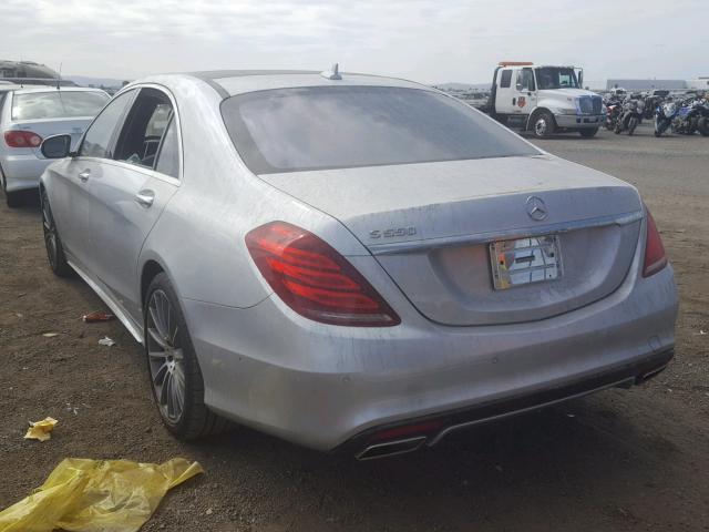 WDDUG8CB2EA006608 - 2014 MERCEDES-BENZ S 550 SILVER photo 3