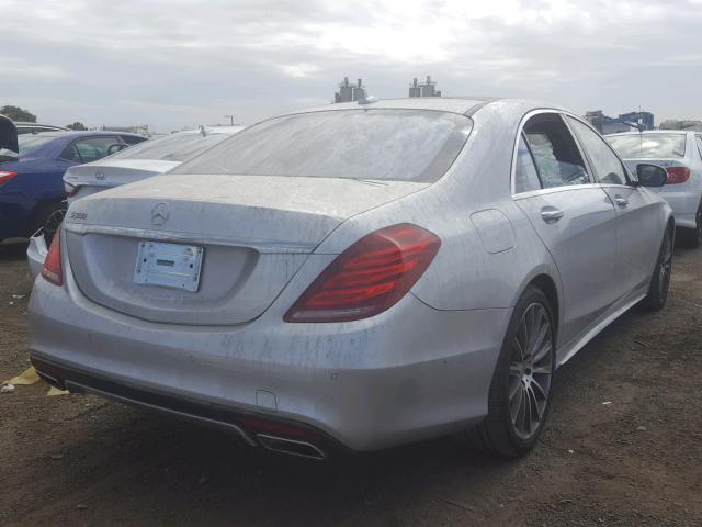 WDDUG8CB2EA006608 - 2014 MERCEDES-BENZ S 550 SILVER photo 4