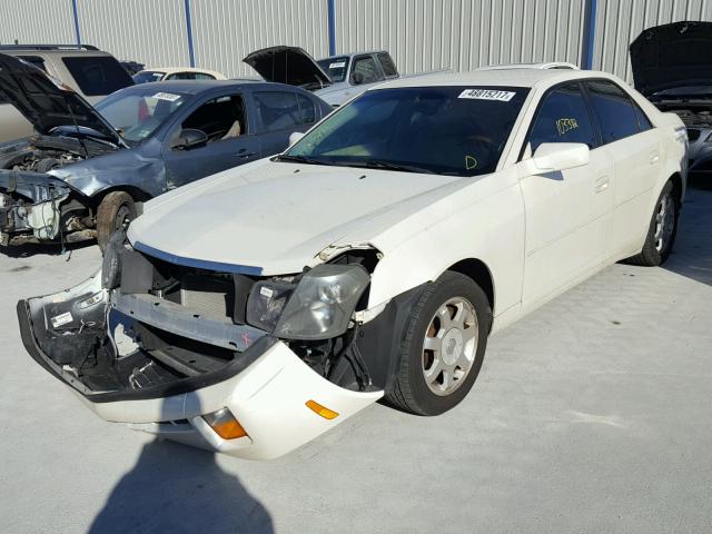 1G6DM577740135975 - 2004 CADILLAC CTS WHITE photo 2