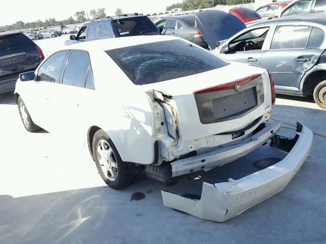 1G6DM577740135975 - 2004 CADILLAC CTS WHITE photo 3