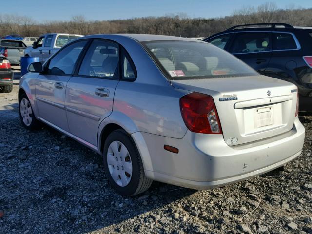 KL5JD56Z06K309109 - 2006 SUZUKI FORENZA SILVER photo 3