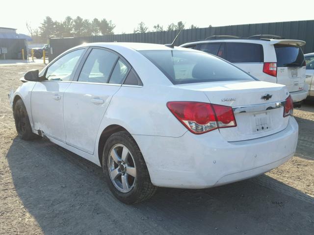 1G1PF5SC0C7154794 - 2012 CHEVROLET CRUZE LT WHITE photo 3