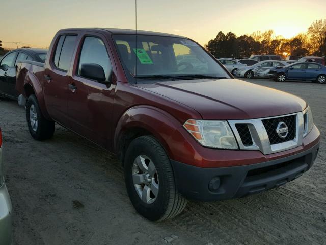 1N6AD0ER1CC409138 - 2012 NISSAN FRONTIER S MAROON photo 1