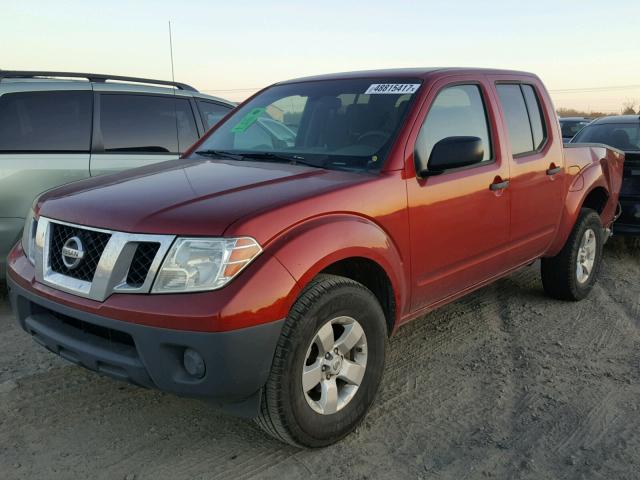 1N6AD0ER1CC409138 - 2012 NISSAN FRONTIER S MAROON photo 2