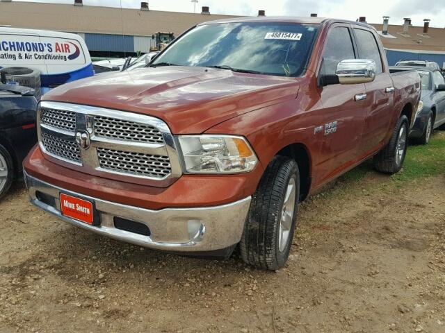 1C6RR6LT2DS638726 - 2013 RAM 1500 SLT ORANGE photo 2