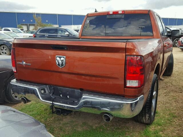 1C6RR6LT2DS638726 - 2013 RAM 1500 SLT ORANGE photo 4