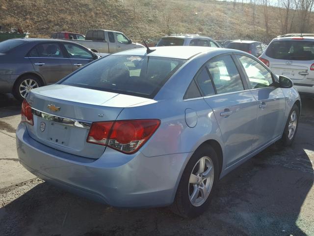 1G1PG5S96B7139362 - 2011 CHEVROLET CRUZE LT BLUE photo 4