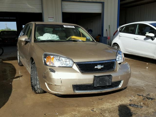 1G1ZT63826F269912 - 2006 CHEVROLET MALIBU MAX BEIGE photo 1