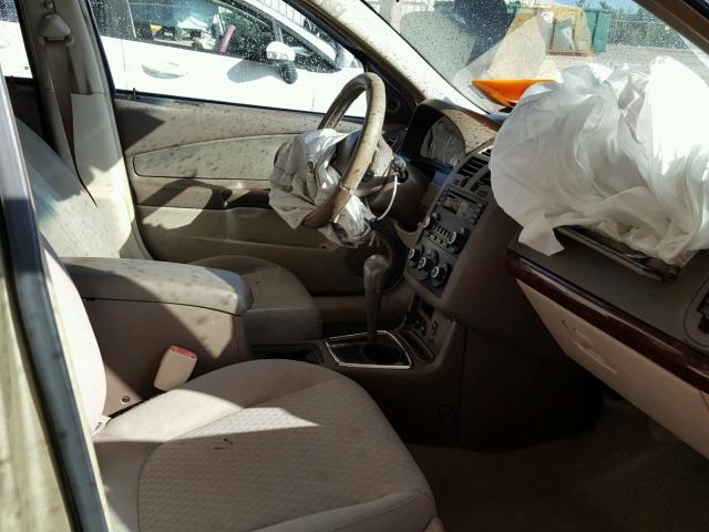 1G1ZT63826F269912 - 2006 CHEVROLET MALIBU MAX BEIGE photo 5