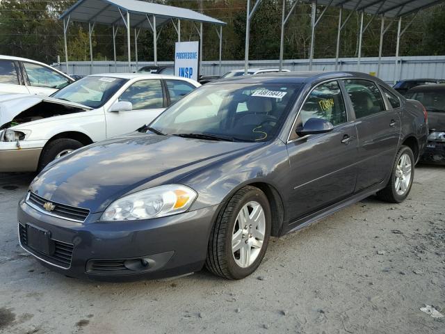 2G1WB5EK6B1254162 - 2011 CHEVROLET IMPALA LT GRAY photo 2