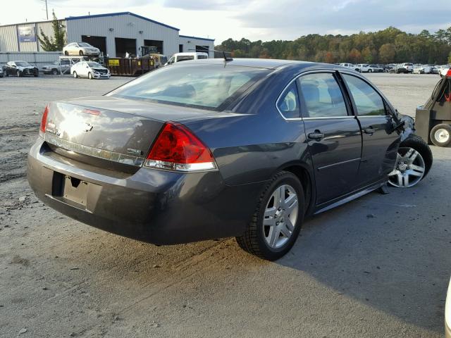 2G1WB5EK6B1254162 - 2011 CHEVROLET IMPALA LT GRAY photo 4