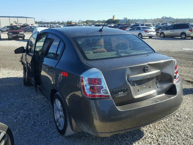 3N1AB61E08L725756 - 2008 NISSAN SENTRA 2.0 GRAY photo 3