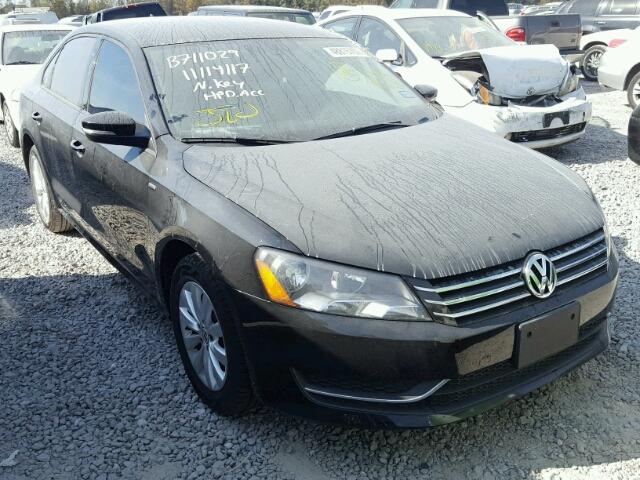 1VWAS7A32EC119753 - 2014 VOLKSWAGEN PASSAT S أسود صورة 1