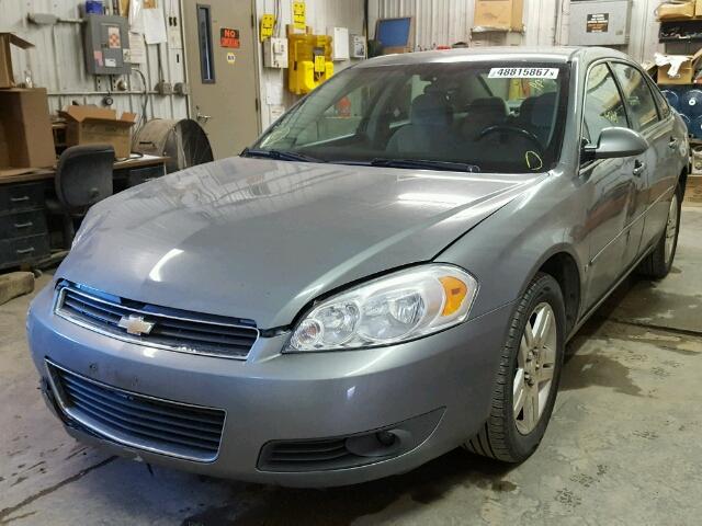 2G1WC583089214638 - 2008 CHEVROLET IMPALA LT GRAY photo 2