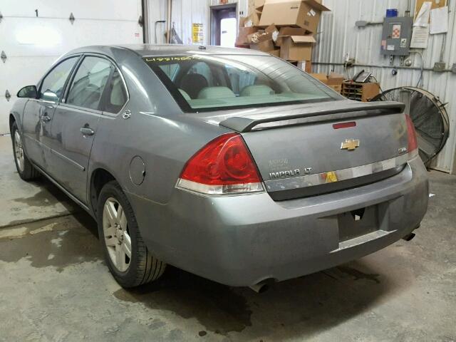 2G1WC583089214638 - 2008 CHEVROLET IMPALA LT GRAY photo 3