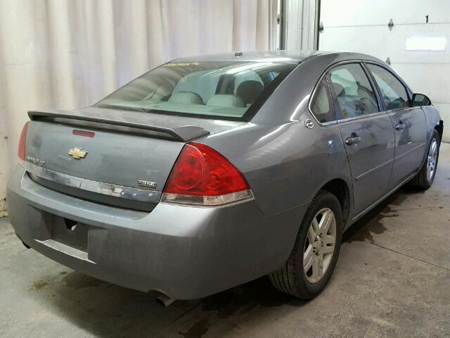 2G1WC583089214638 - 2008 CHEVROLET IMPALA LT GRAY photo 4